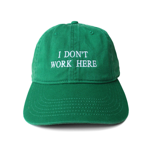 SORRY I DON'T WORK HERE CAP (IDEA_CAP05) Green