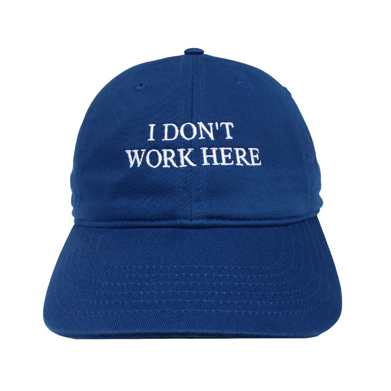SORRY I DON'T WORK HERE CAP (IDEA_CAP05) Blue