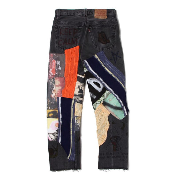 Custom Denim Pants (BLK)