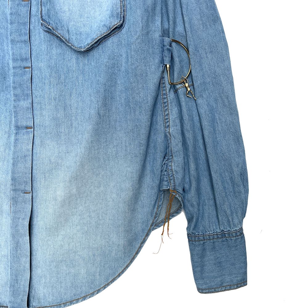 mister it. 】ミスターイット 変形シャツ Emy-22SS レディース