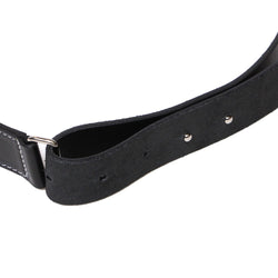 bicolor belt (BRW/BLK)