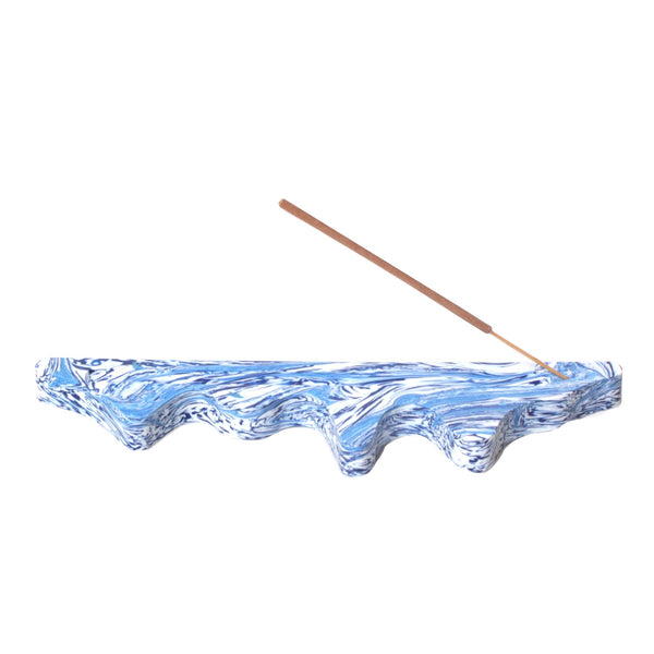 INCENSE SCULPTURE (SA-INS003-BLW) Blue Wave