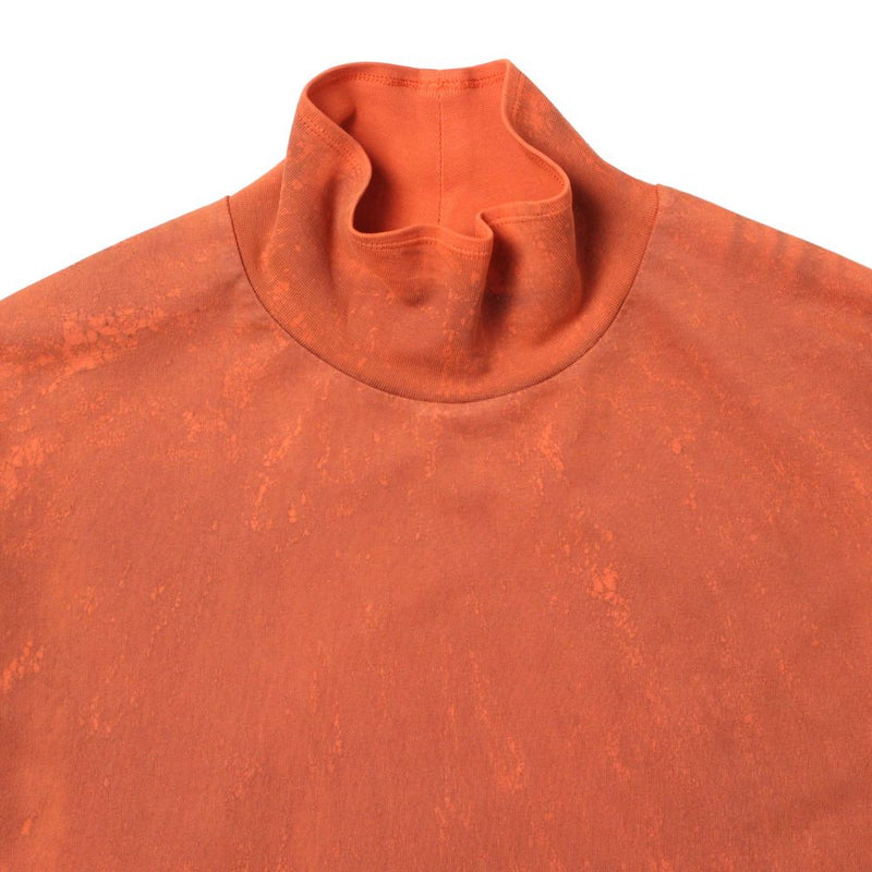 TEXTURE MOCK NECK LONGSLEEVE T-SHIRT (M3020) Maple