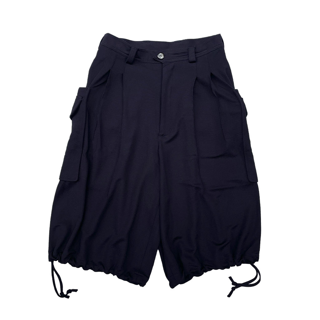 KIKO KOSTADINOV KREUK WIDE SHORTS - ショートパンツ