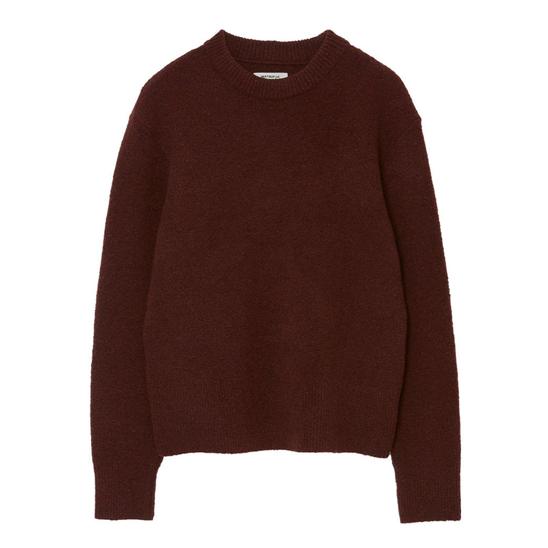 CREW NECK KNIT (M223-0502) Red