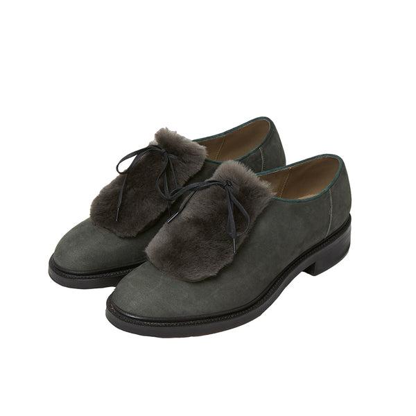 3WAY TYROLEAN LACE-UP SHOES (M223-1102) Khaki Gray