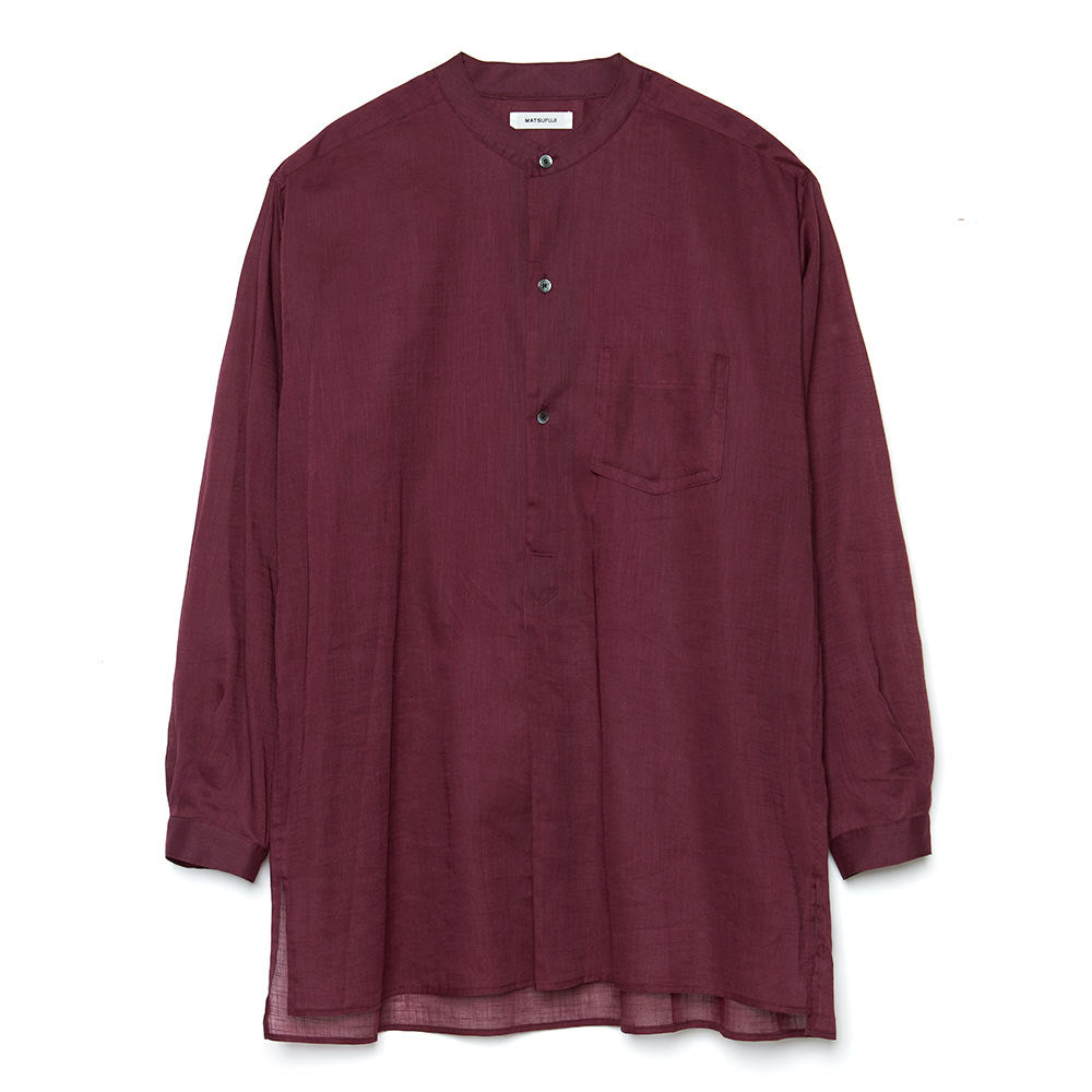 MATSUFUJI / Utility Pullover Shirt (M211-0303) Bordeaux – Mukta ...