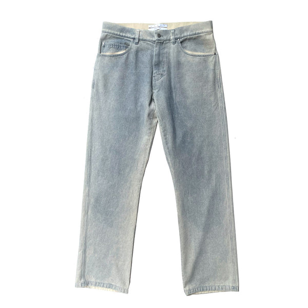 MOKOLLUR WASHED STRAIGHT LEG JEANS (AMSS23PA07896032) Indigo