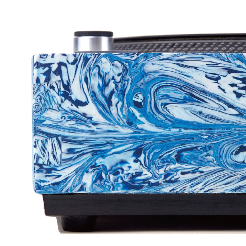TECHNICS 1210/1200 TURNTABLE CASING (SA-TTC001-BLS) Blue Swirl