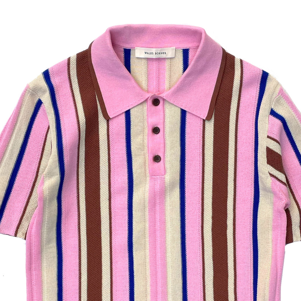 23AW 定価7.3万 Wales Bonner ラガーシャツ S ポロ 23AW 定価7.3万 Wales Bonner ラガーシャツ S ポロ