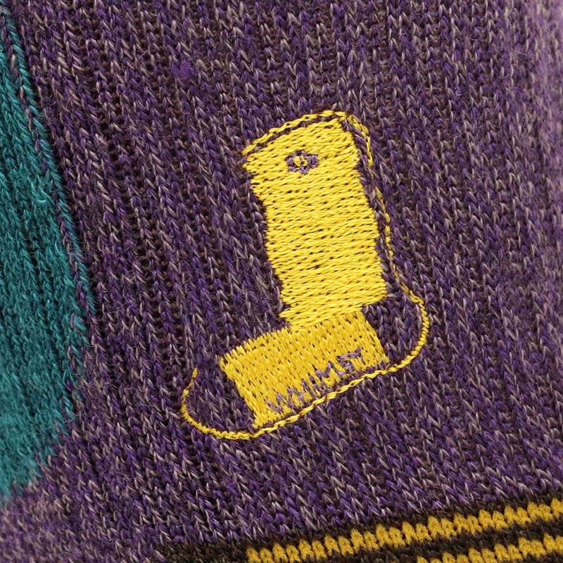 WOOL TRECKER SOCKS (WHIMSY-TRUCER-22AW) Purple